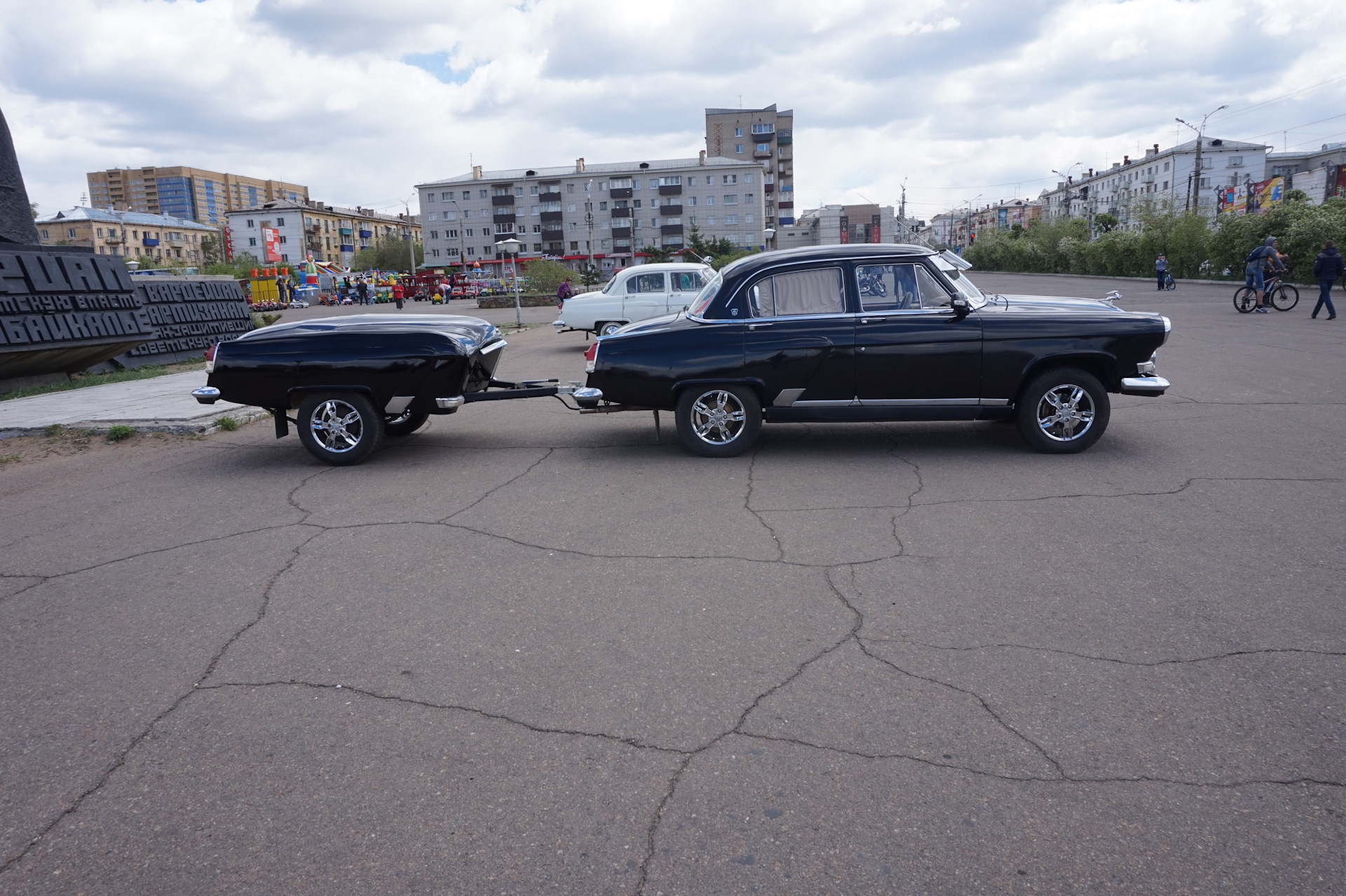 Прицеп из волги своими руками