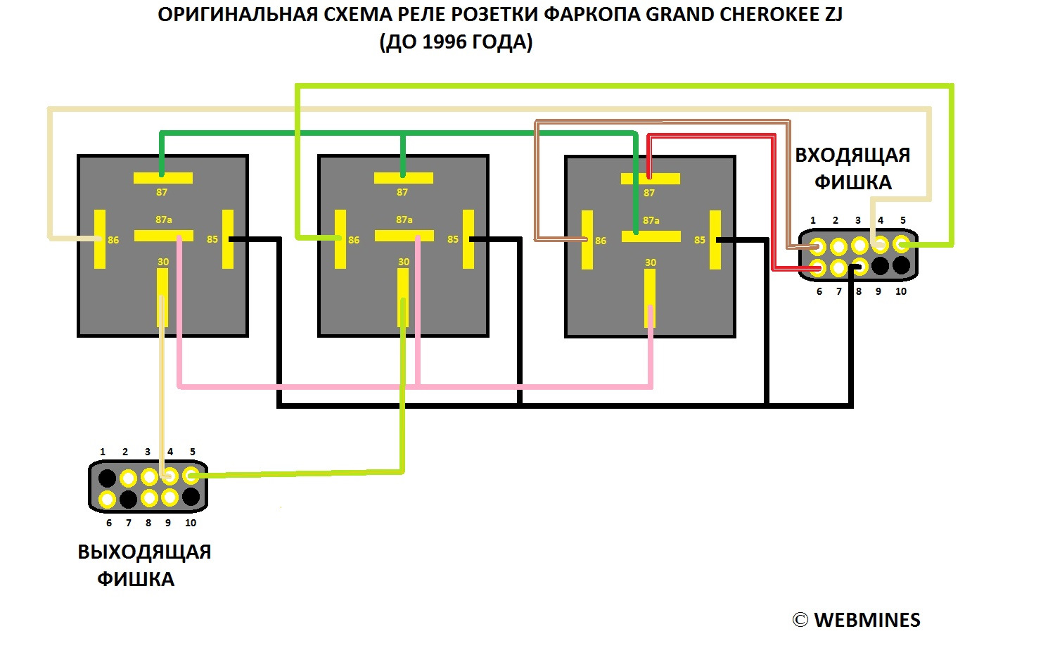 Реле 708 2 схема