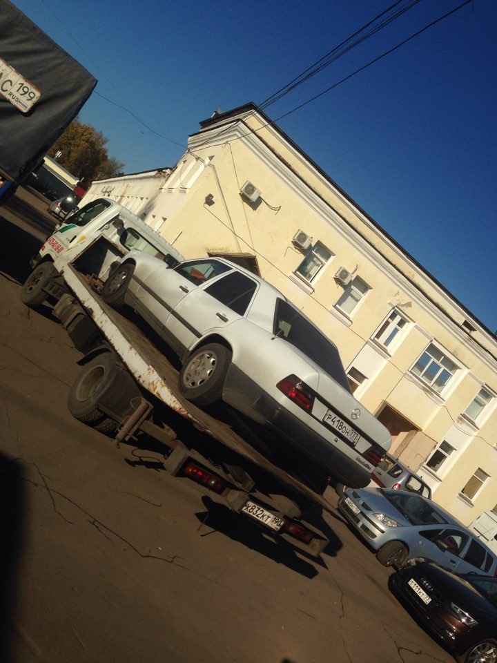Отвезли Карла в сервис — Mercedes-Benz E-class (W124), 3 л, 1989 года ...
