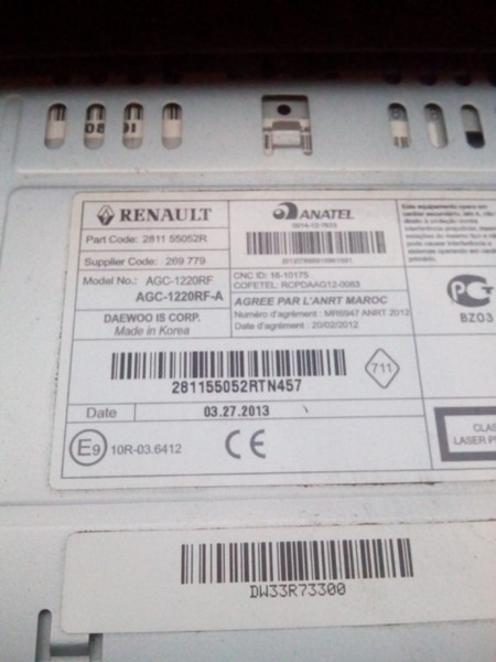 281155052r. Agc 1220rf-a blaupunkt. Agc 1220rf a. Agc-1220rf-a распиновка. Магнитола рено дастер 2013.