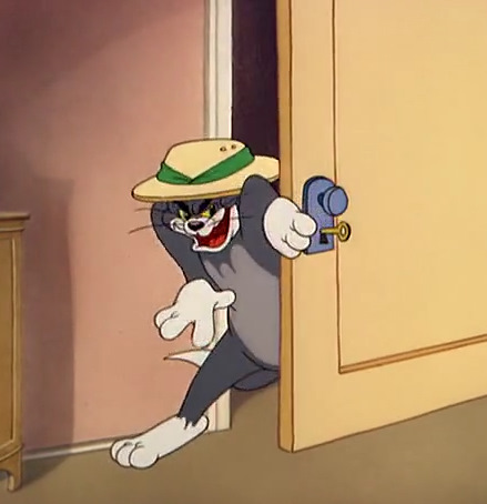 Мем с котом томом