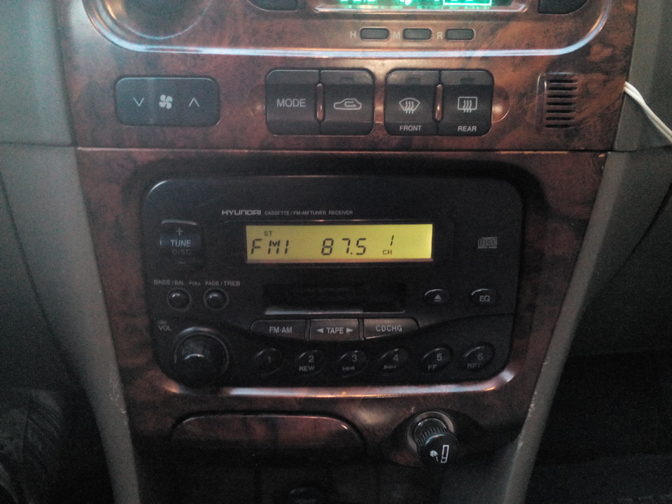 Штатная магнитола Sonata EF. Вопрос. — Hyundai Sonata IV (EF), 2 л ...