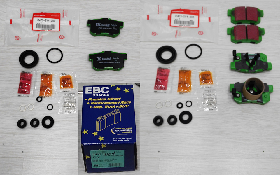 Тормозные колодки хонда цивик 4д какие лучше