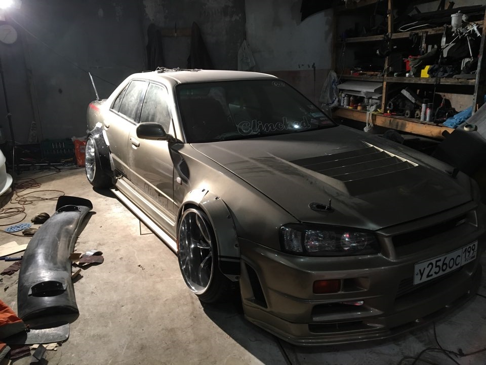 Nissan Skyline r34 GTR stock