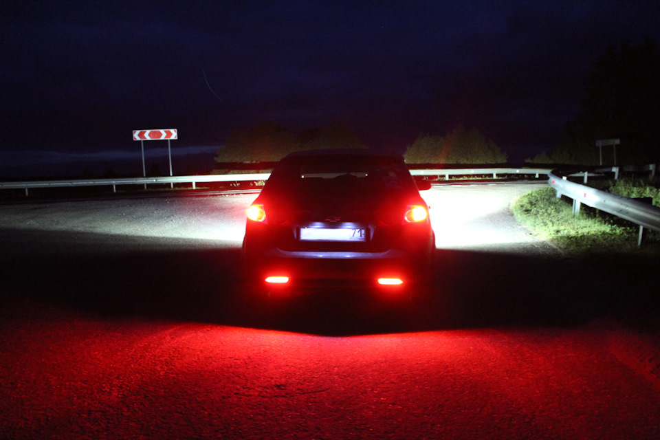 Дополнительные габариты в катафотах заднего бампера — Chevrolet Lacetti ...