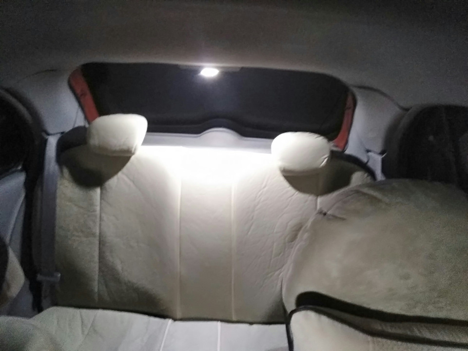 Плафон в салон — Nissan March (K12), 1,2 л., 2003 года | своими руками ...