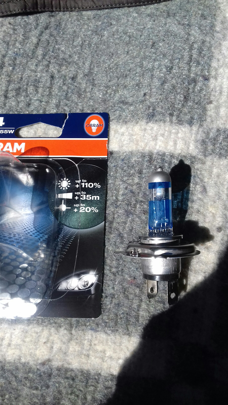 Галогеновая лампа OSRAM HIGHT BREAKER. — Chevrolet Cruze (1G), 1,6 л ...