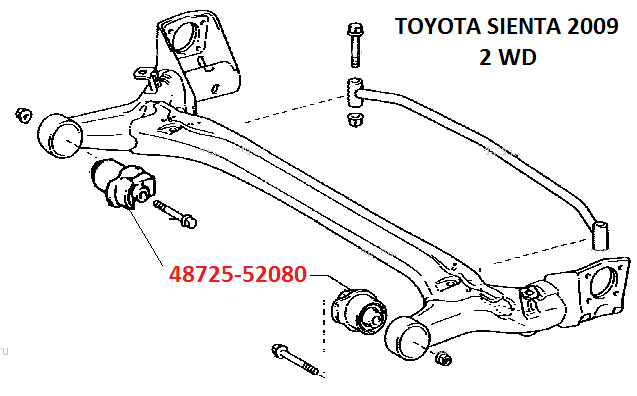 Схема задней подвески тойота авенсис