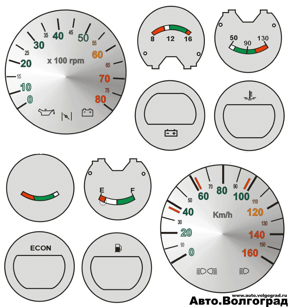 Спидометр ваз 2106 схема