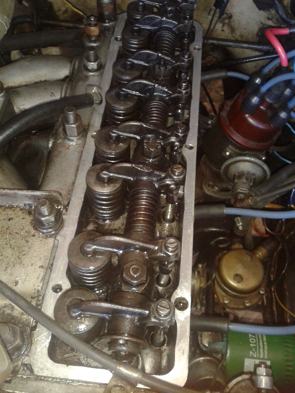 Регулировка клапанов — ГАЗ 24, 2,4 л, 1977 года | своими руками | DRIVE2