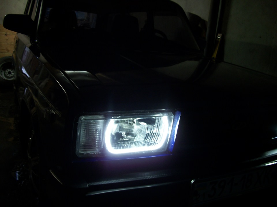 Ангельские глазки в фару ВАЗ 2107 — Сообщество «DRIVE2 Украина» на DRIVE2