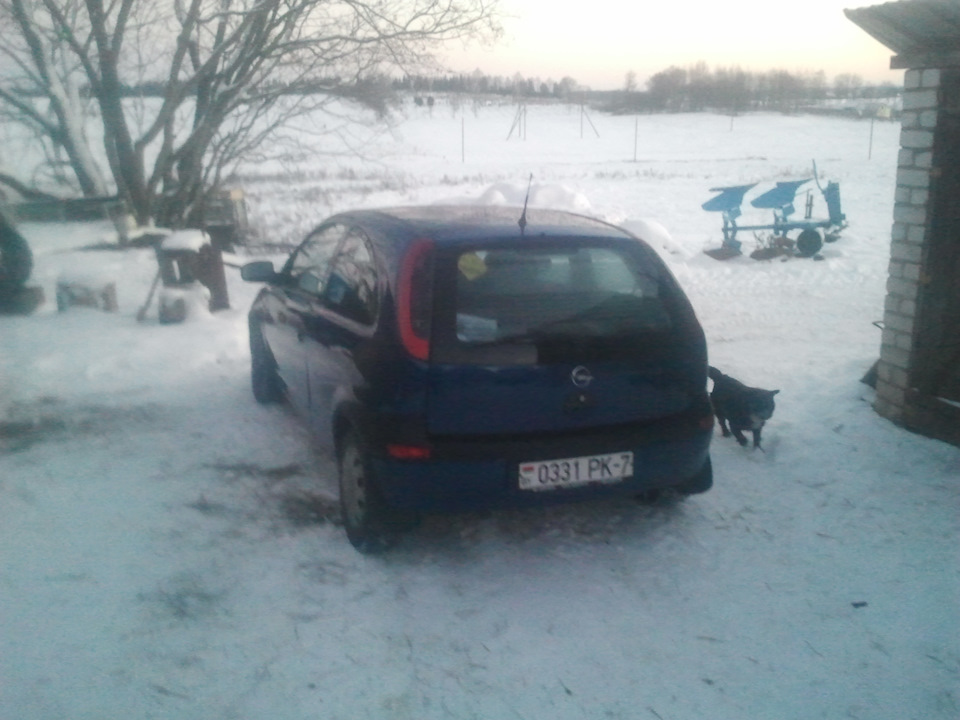 Самая любимая погода — Opel Corsa C, 1,2 л, 2001 года | фотография | DRIVE2
