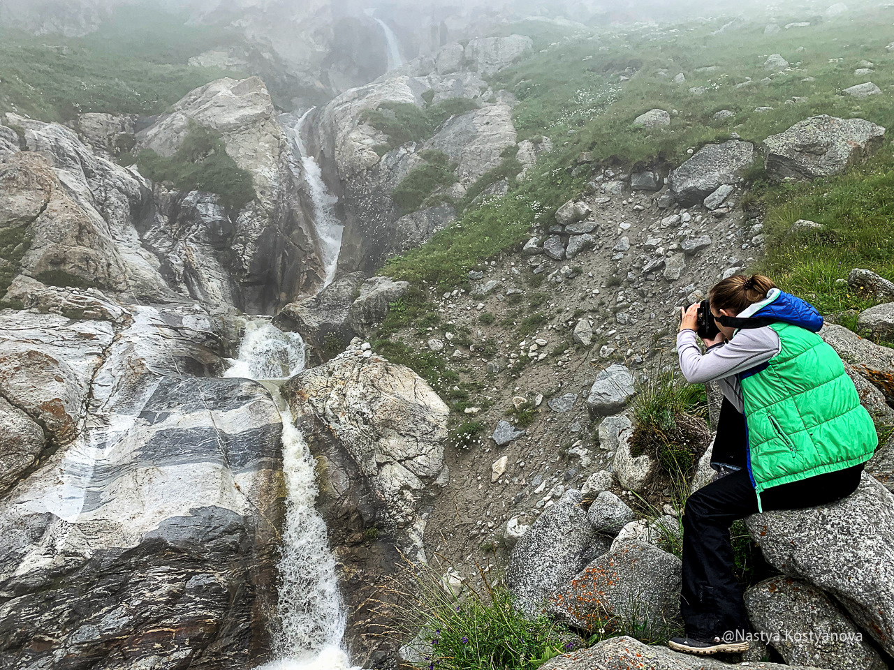Галиатский водопад Северная Осетия