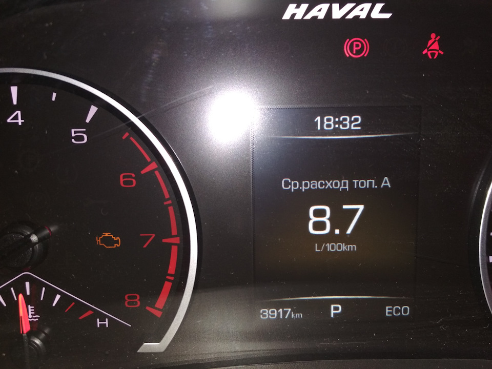 Нормы расхода топлива haval f7