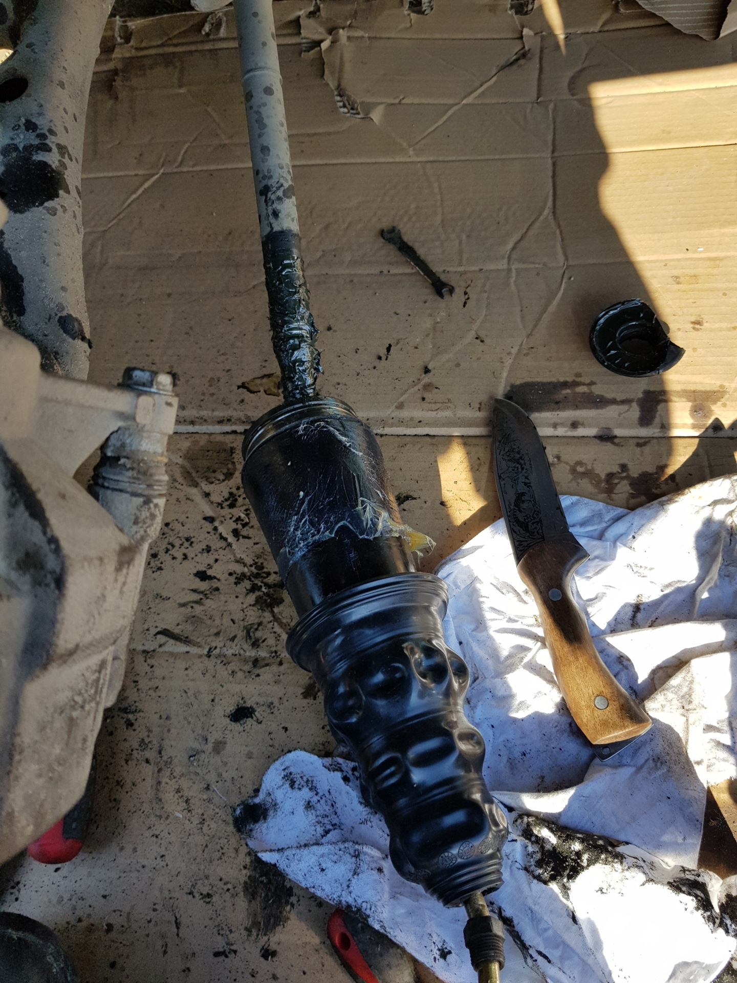 Замена пыльника ШРУСа без разборки гранаты и снятия привода с машины ...