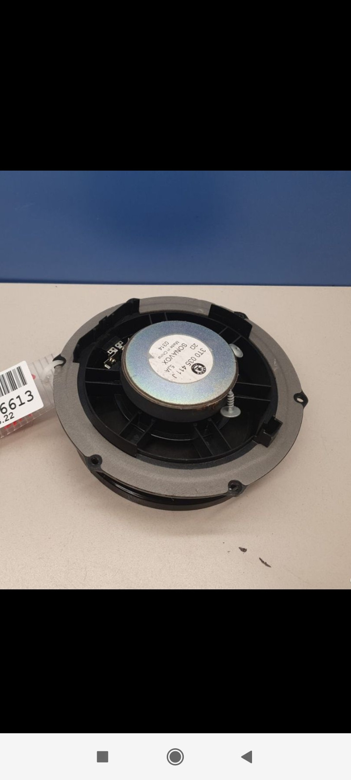 Ищу передний динамик от шкоды суперб номер 3Т0035411J — Skoda Octavia ...