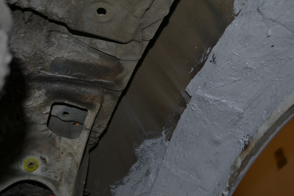 увеличение арок — Toyota Mark X (GRX120), 3 л, 2005 года | тюнинг | DRIVE2