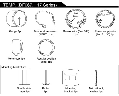 Подключение датчика температуры масла defi Датчики Defi Racer Gauge Boost & EGT. Original Japan - Mitsubishi Lancer Evoluti