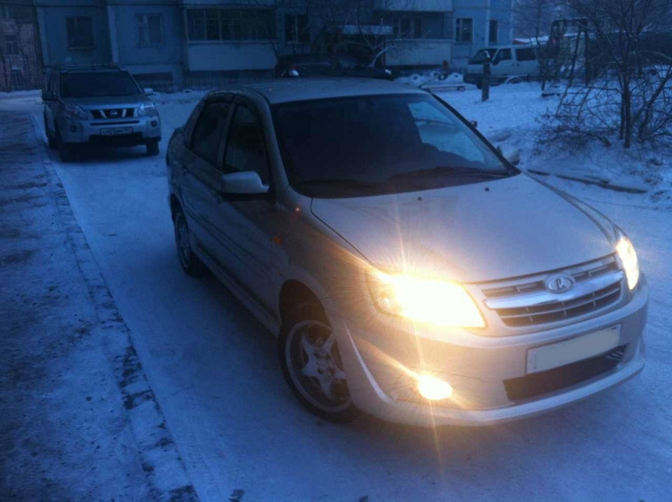 Пришел обвес, смотрим =) — Lada Гранта (1G), 1,6 л, 2012 года | тюнинг ...