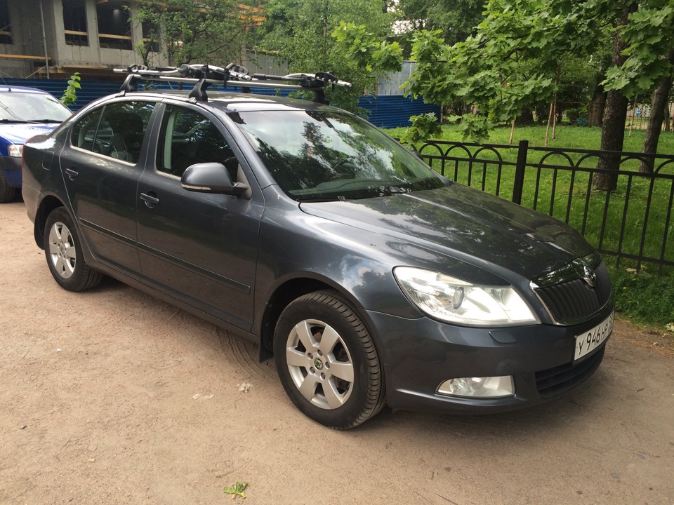 Багажник на крышу и ещё… — Skoda Octavia A5 Mk2, 1,8 л, 2009 года ...