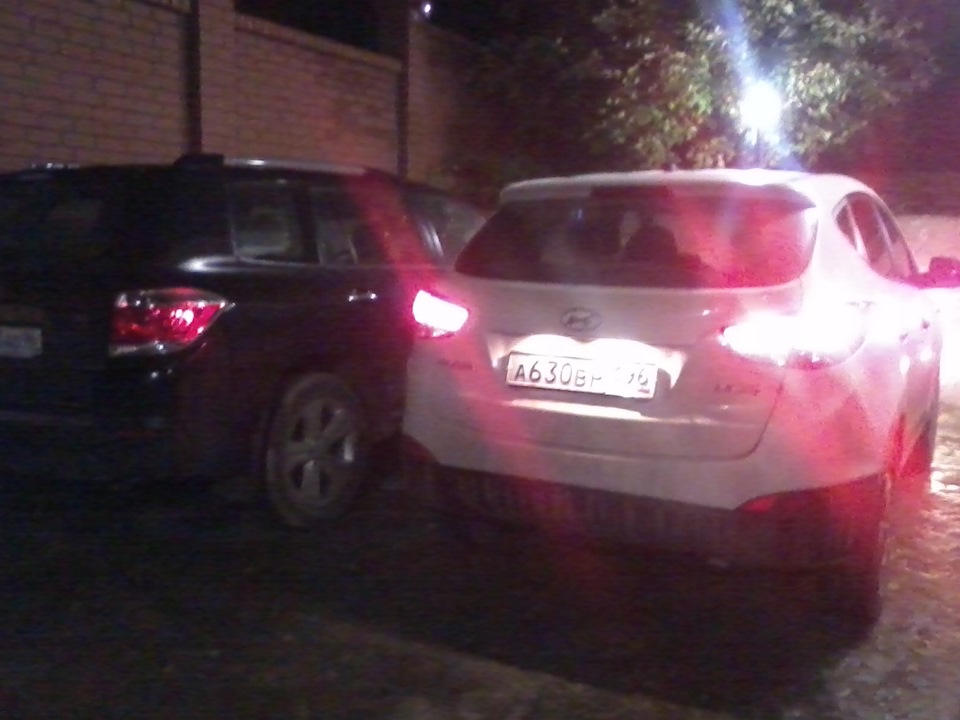 замена габаритов — Hyundai ix35, 2 л, 2013 года тюнинг DRIVE2