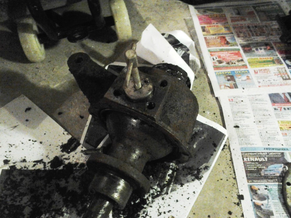 Переборка поворотных кулаков. — УАЗ 2206, 2,4 л, 1993 года | своими ...