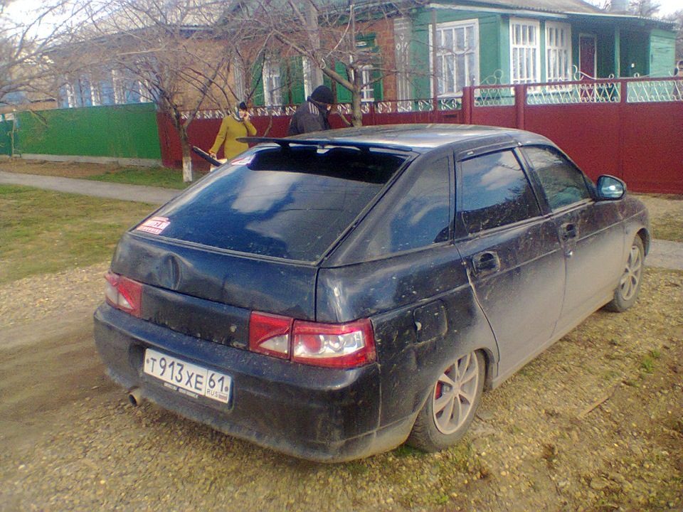 Просто фото грязной и заниженной машины. — Lada 21124, 1,6 л, 2006 года ...