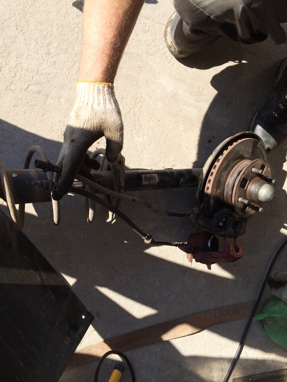 Свап передней подвески Cresta GX 71 на Nissan Silvia S 13