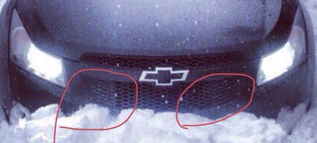 Решетка радиатора — Chevrolet Cruze (1G), 1,8 л, 2011 года | наблюдение ...