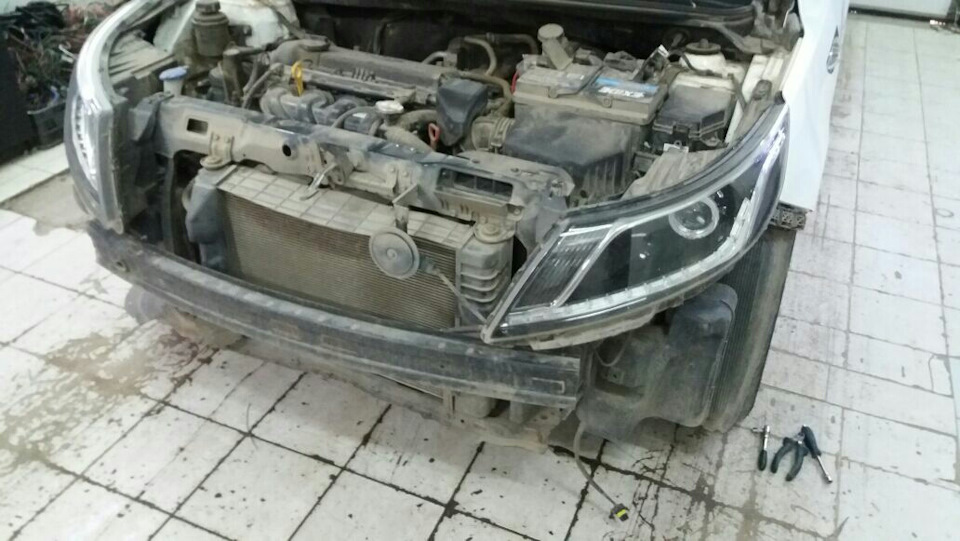 Поставил губу бампера. — KIA Rio (3G), 1,4 л, 2013 года | аксессуары ...