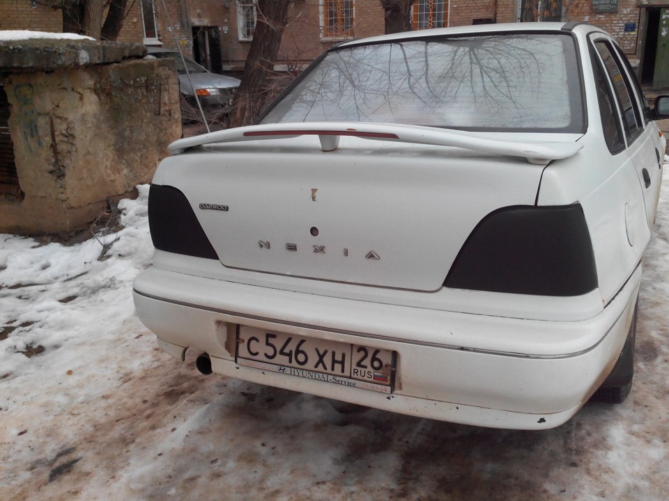 Решил покрасить задние фары и снять спойлер) — Daewoo Nexia, 1,5 л ...
