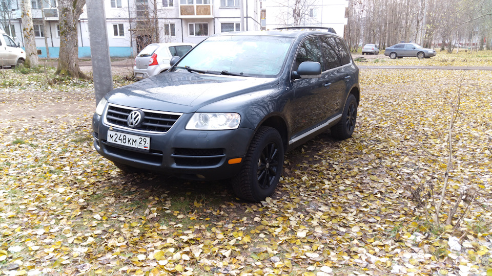 Замена масла — Volkswagen Touareg (1G), 3,2 л, 2004 года | плановое ТО ...