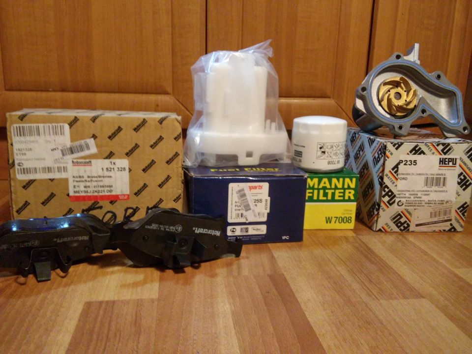 Запчасти для ТО и помпа для Ford Fusion. | 4 500 ₽ в городе Обнинск ...