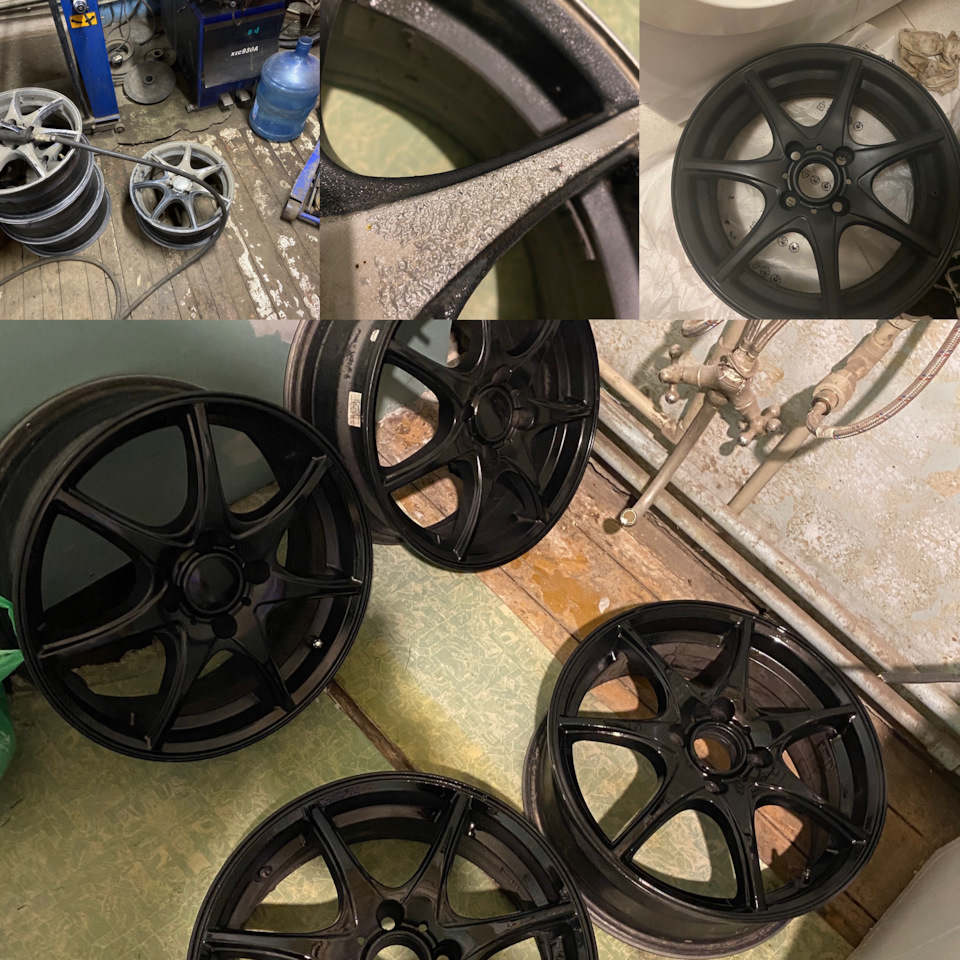 Покраска дисков — Hyundai Solaris, 1,6 л, 2013 года | колёсные диски ...