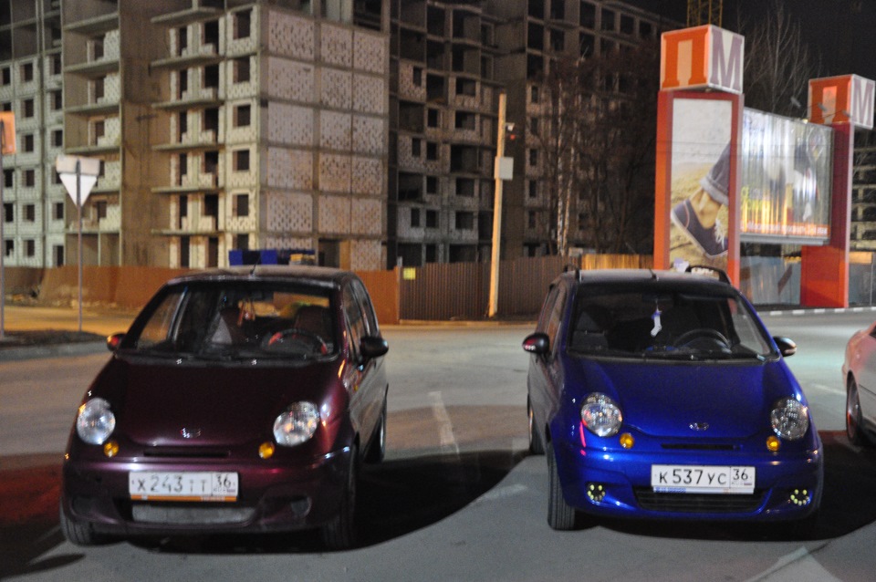 первая встреча "Матиз Клуба" Воронеж — Daewoo Matiz (M100/M150), 0,8 л ...