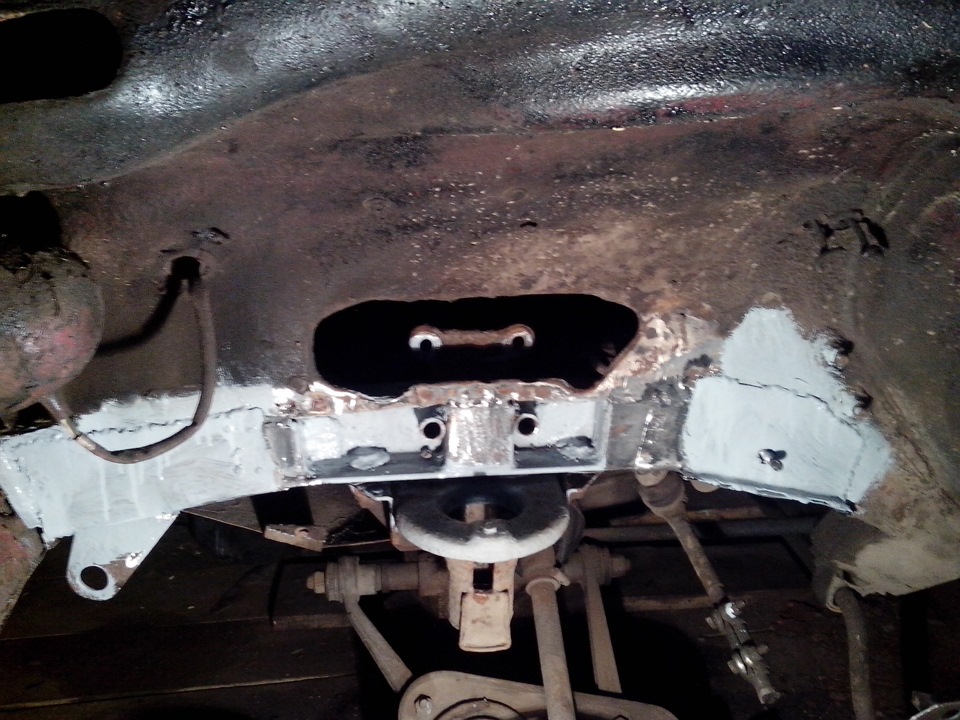 Передний лонжерон — готов! — LADA 4x4 3D, 1,7 л., 1995 года | кузовной ...