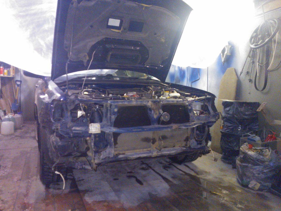 Фары, противотуманки и реснички! — Subaru Forester (SF), 2 л, 2000 года ...