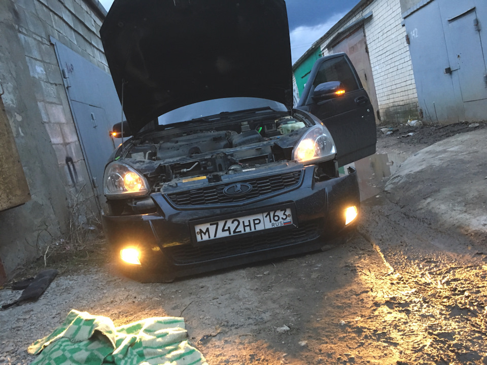 Свет (новые туманки) — Lada Приора седан, 1,6 л, 2008 года | другое ...