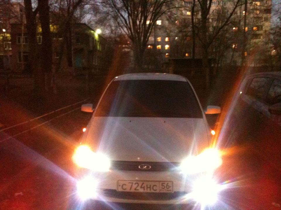 Мама ама криминал (тонировка))) — Lada Калина Хэтчбек (1G), 1,6 л, 2010 ...
