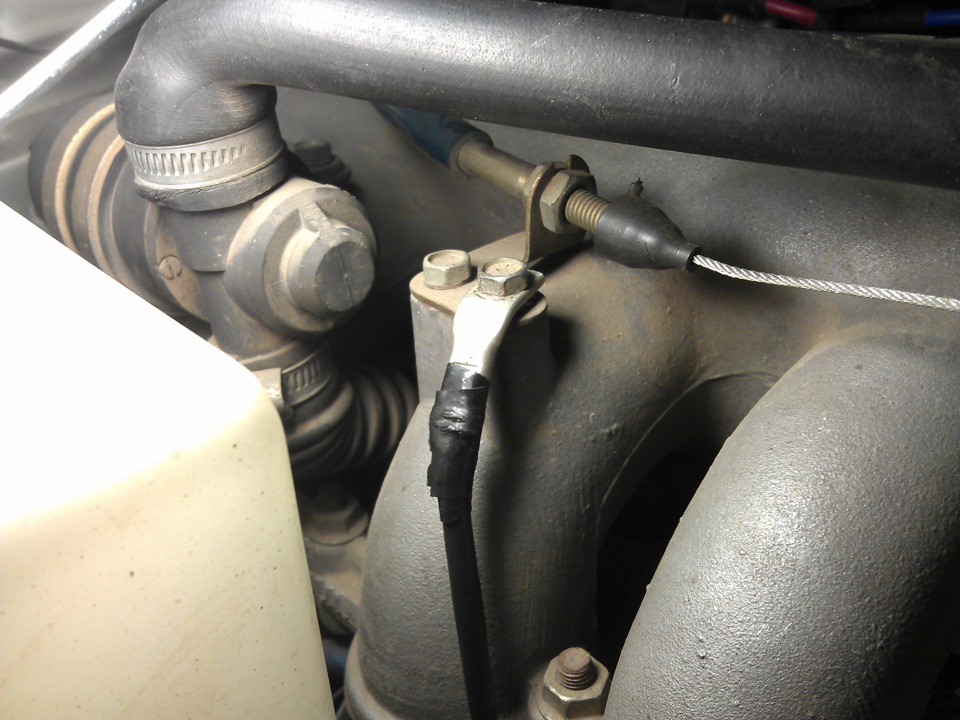 Место крепления массы — ГАЗ 31105