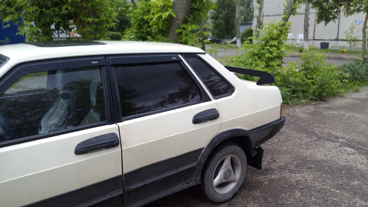 Прикупил спойлер от пятнашки — Lada 21099, 1,5 л, 1996 года | тюнинг |  DRIVE2