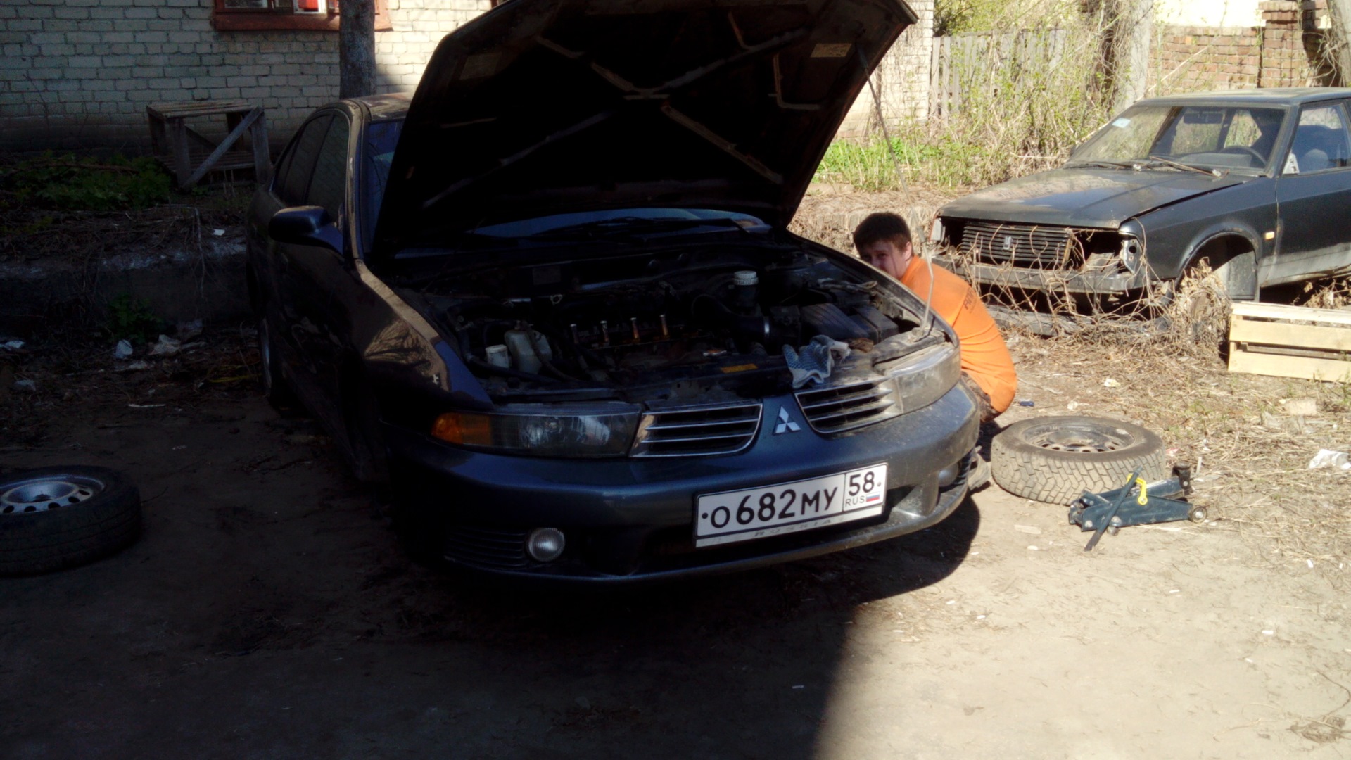 Mitsubishi Galant (8G) 2.4 бензиновый 2002 | 4G64 не GDI на DRIVE2