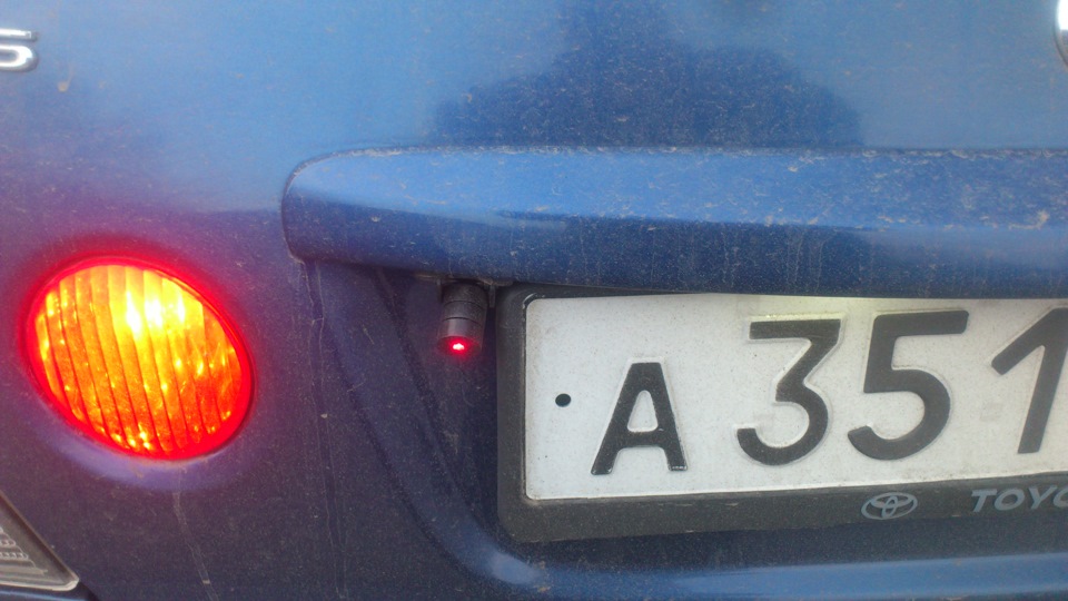 Поставил заднюю противотуманку (чтоб в попу не догнали) )))) — Toyota ...