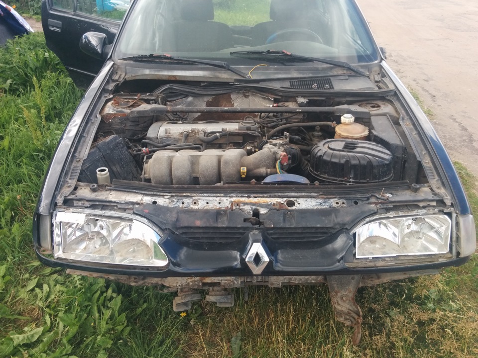 Визуальный объем работ… — Renault 19, 1,8 л, 1993 года | своими руками ...