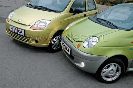 Сравниваем - Шевроле Spark vs. Daewoo Matiz - SPARK Юркого Периода