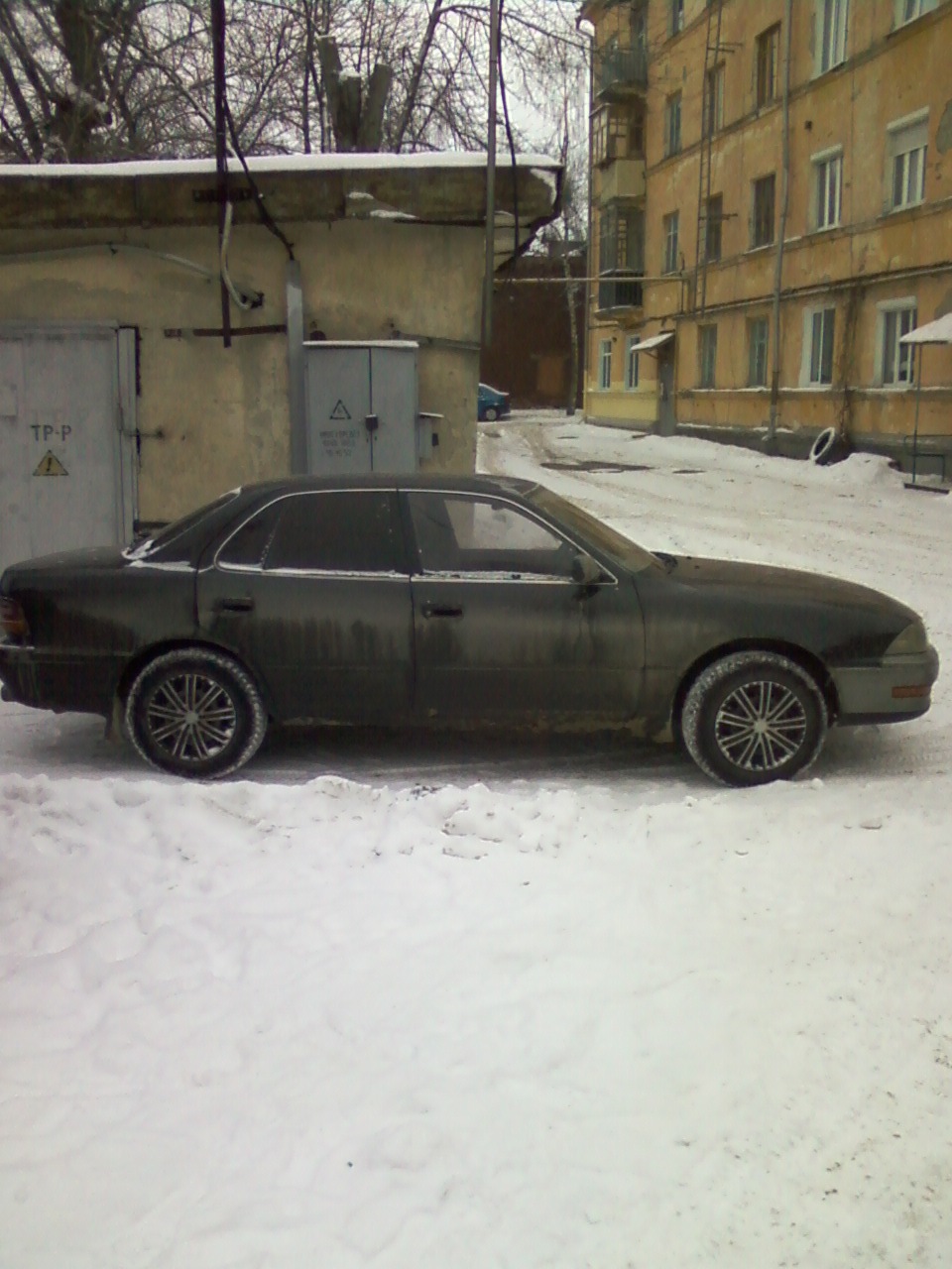 Штампы + колпаки R15 (зима) — Toyota Vista (30), 2 л, 1992 года ...