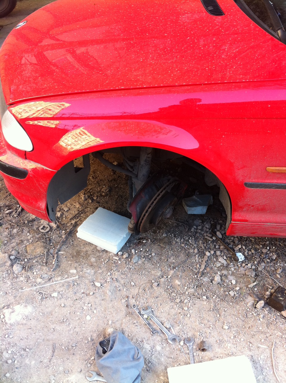 Потерянный день или как поменять рычаги во дворе — BMW 3 series (E46 ...