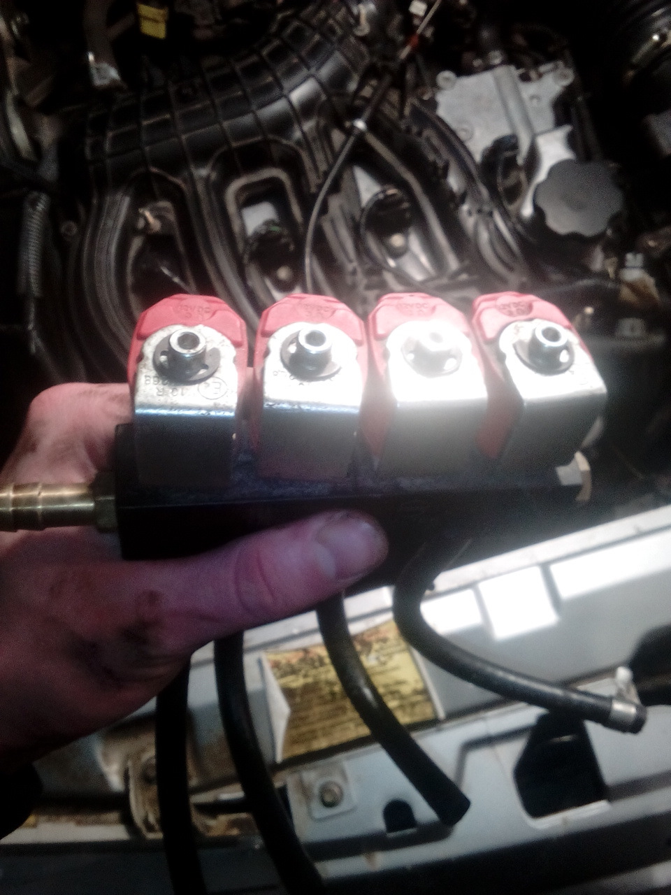 Калибровка газовых форсунок — Lada 21124, 1,6 л, 2006 года | своими ...