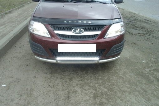 Установлена балка серии Slim на Лада Ларгус (доп дальний свет) — cool ...