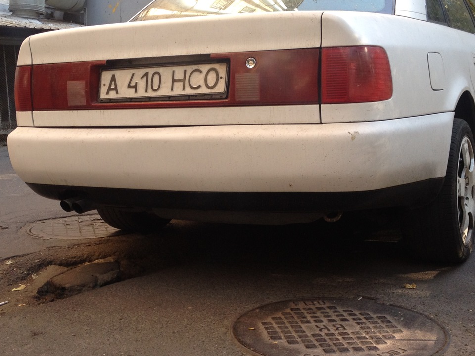 Задний бампер. — Audi S4 (C4), 2,2 л, 1992 года | стайлинг | DRIVE2
